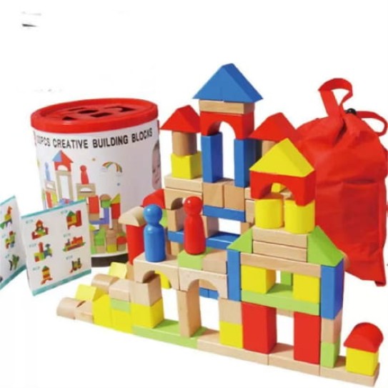 Large plastic building blocks