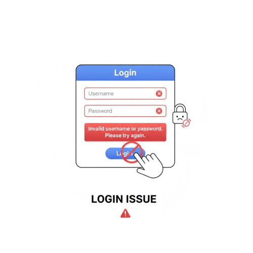 Login issue Login issue