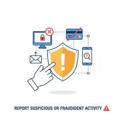 Report suspicious or fraudulent activity Report suspicious or fraudulent activity