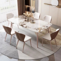 Luxury Dining table marble effect 160*80