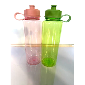 Transparent water bottle