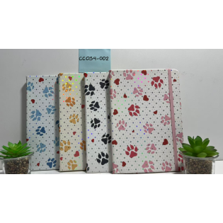 CC054-002 footprints notebook