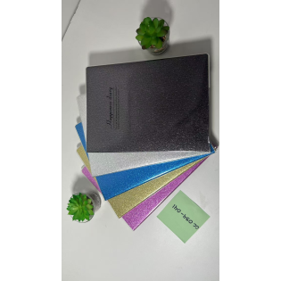 CC054-041 glitter soft leather notebook