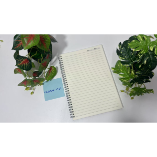 CC054-061 transparent spiral notebook