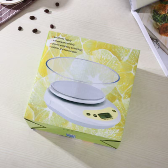 Kitchen scale with bowl