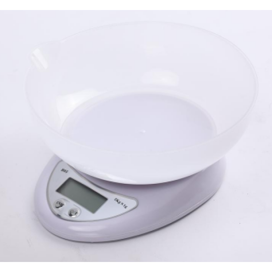 Kitchen scale with bowl