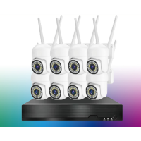 Wireless camera 8 way