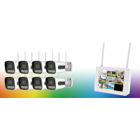 Wireless camera 8 way 10 inch
