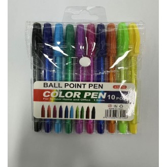 CC060-016 10 color ballpointpenCQ-6017 10pcs