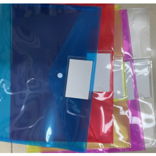 CC066-014 A Namecard Button File Bag with card/A4-