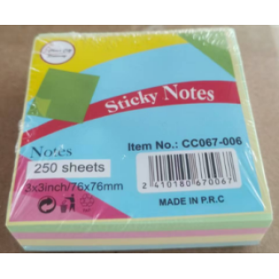CC067-006 sticky note3X3 250