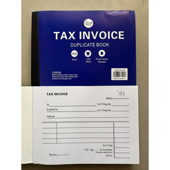 CC077-001 tax Invoice Book/10.5*14.5