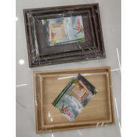 Wooden food tray3PCS