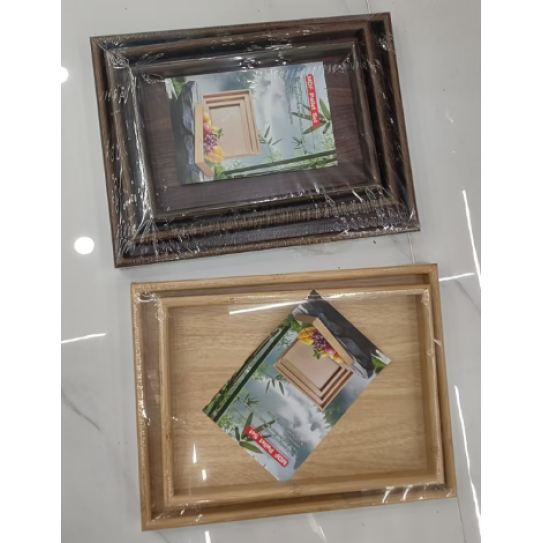 Wooden food tray3PCS