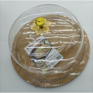 Food display tray with lid