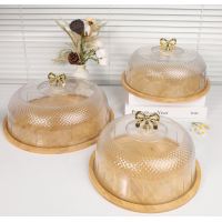 Food display tray with lid