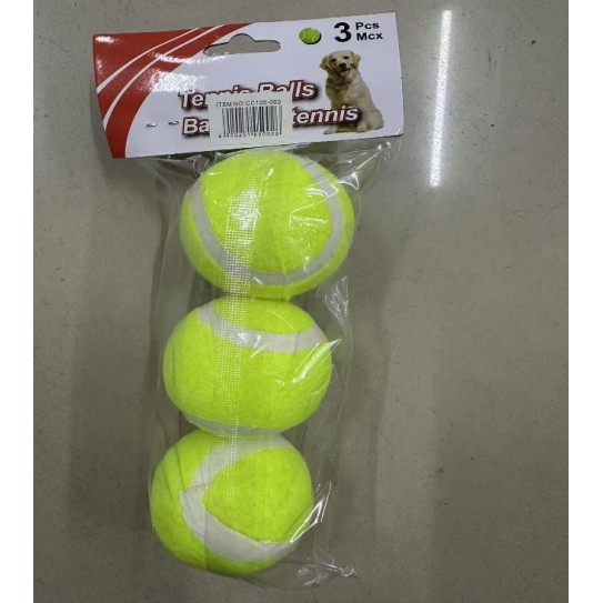 CC105-002 Pet Playing Tennis 3pcs