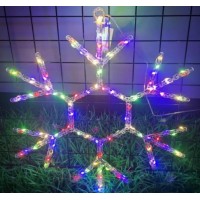 LED CLEAR DECO SNOW FLAKE LIGHT