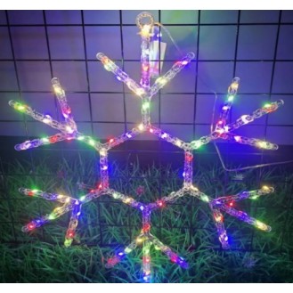 LED CLEAR DECO SNOW FLAKE LIGHT