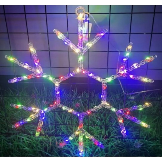 LED CLEAR DECO SNOW FLAKE LIGHT
