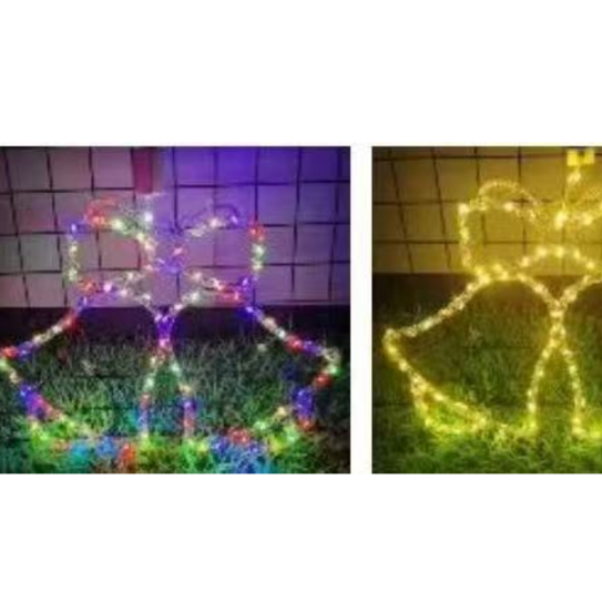 110 opp YHA36261-23 LED CLEAR DECO BELL LIGHT