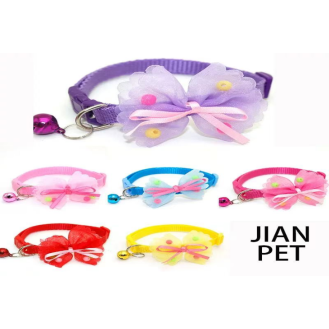 Bowknot pet collar