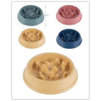 Pet slow feeder bowl