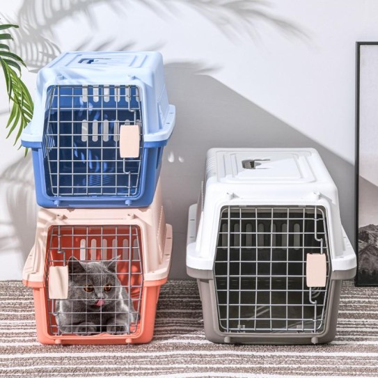Pet travel carrier box