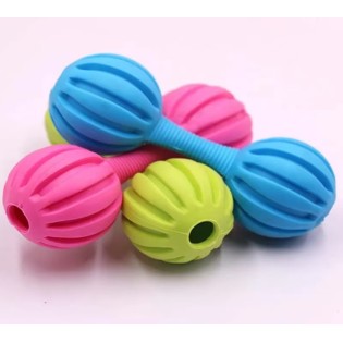 Pet chew toys barbell