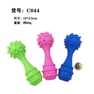 Pet chew toys barbell