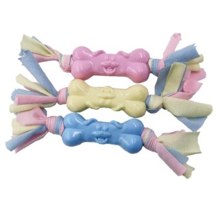 Pet chew toys with rope bone