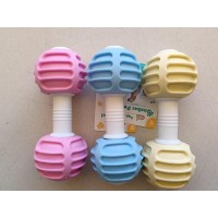 Pet chew toys barbell