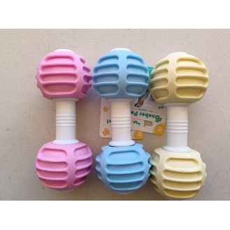 Pet chew toys barbell