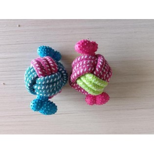 Pet chew toys with rope ballz