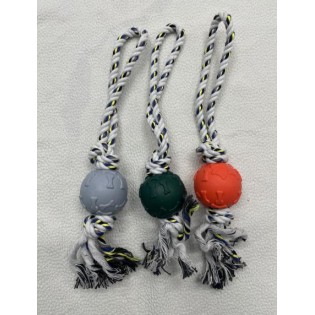 Pet chew toys ball with rope