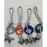 Pet chew toys moon with rope