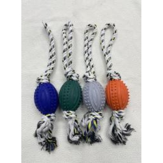 Pet chew toys ball with rope