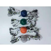 Pet chew toys ball with rope
