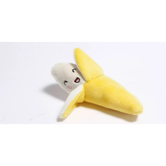 Pet plush toys banana