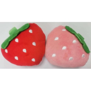 Pet plush toys strawberry