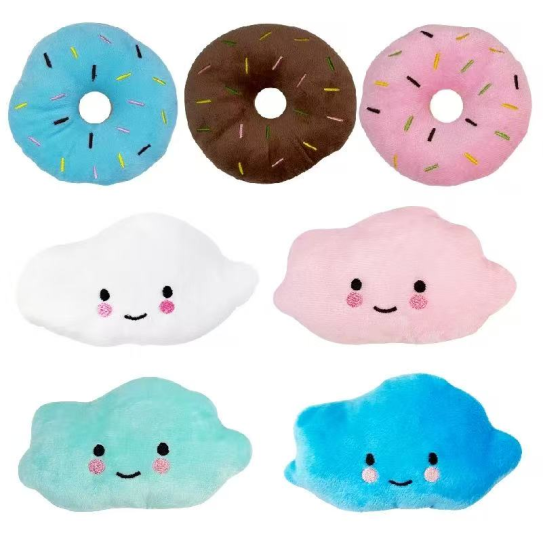 Pet plush toys doughnut