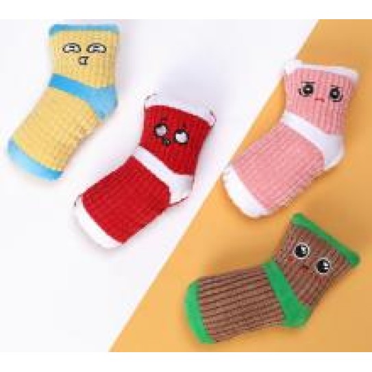 Pet plush toys socks