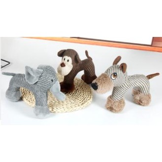 Pet plush toys elephant monkey dog