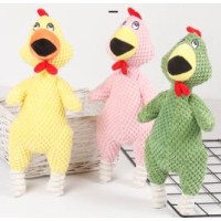 Pet plush toys screeching chicken
