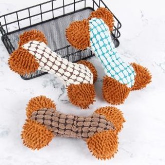 Pet plush toys bone