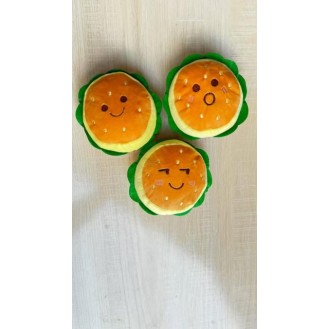 Pet plush toys hamburger
