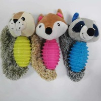 Pet plush toys animal with ball