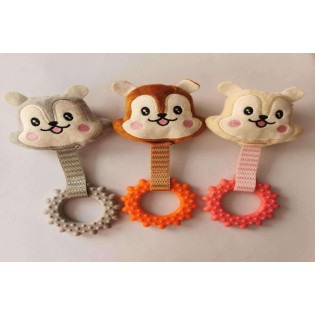Pet plush toys with ring