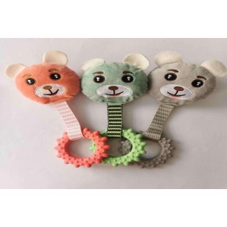 Pet plush toys with ring