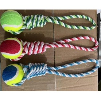 Pet rope-knitted toys